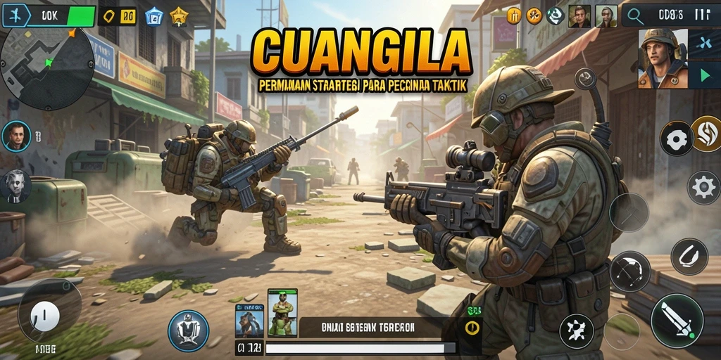 Tampilan gameplay <strong>CUANGILA</strong> yang menakjubkan dan penuh aksi.