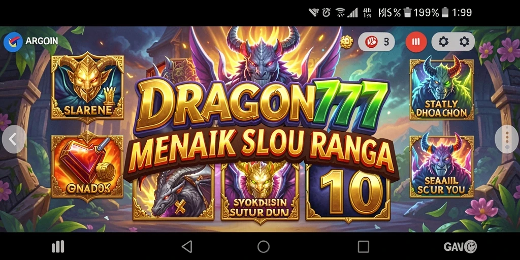 Gameplay seru DRAGON777 yang memukau dalam mesin slot.