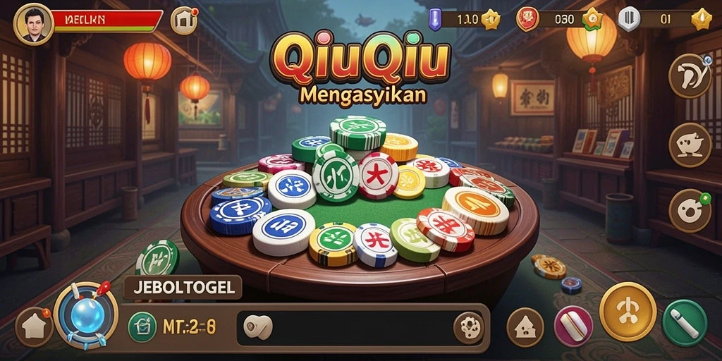Tampilan gameplay QiuQiu yang menegangkan dari JEBOLTOGEL.