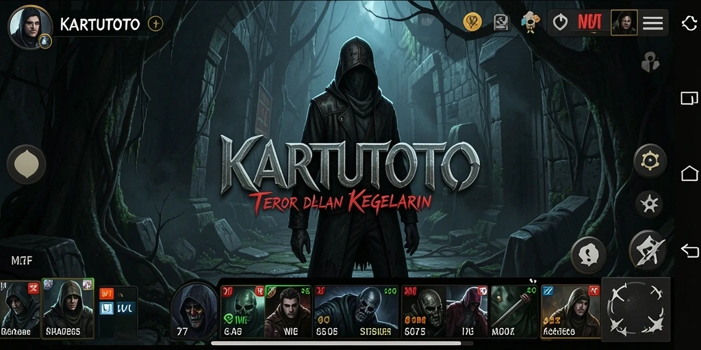 Tampilan gameplay menakutkan dalam KARTUTOTO yang membuat jantung berdebar.
