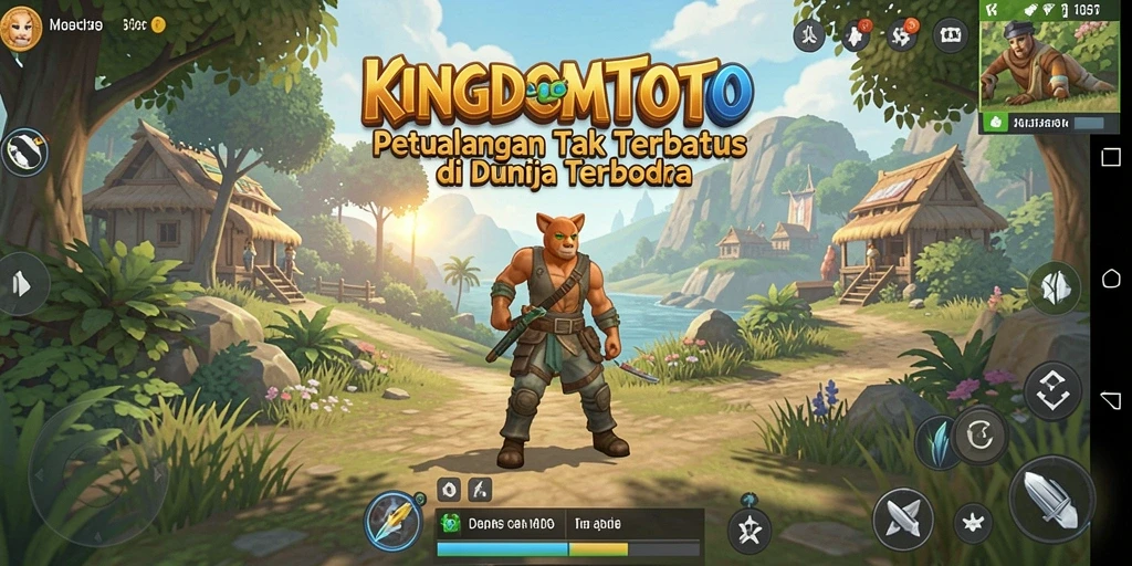 Menampilkan gameplay seru dari <strong>KINGDOMTOTO</strong> dalam dunia Open World yang menakjubkan.