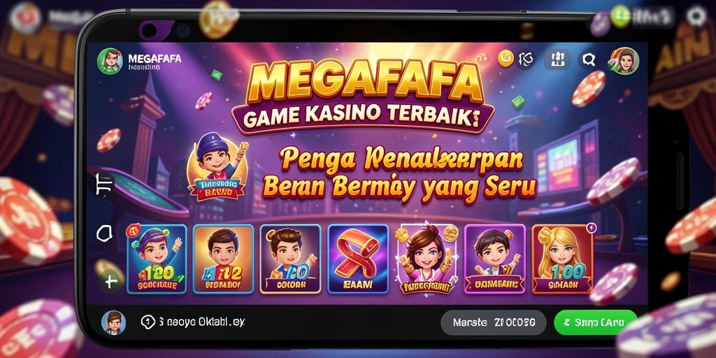 Tampilan gameplay MEGAFAFA yang seru dan mengasyikkan.