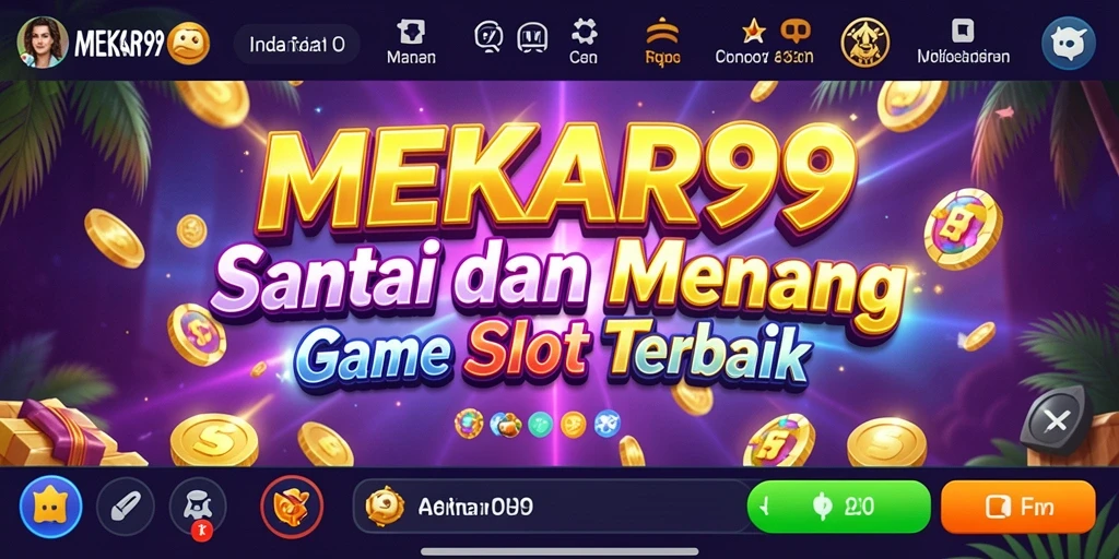 Tampilan gameplay menarik dari MEKAR99 yang memukau dan mengasyikkan.