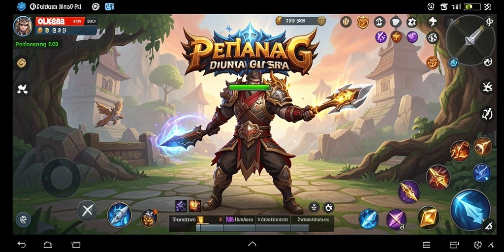 Tampilan gameplay OLX888 yang mendebarkan dalam petualangan ARPG.